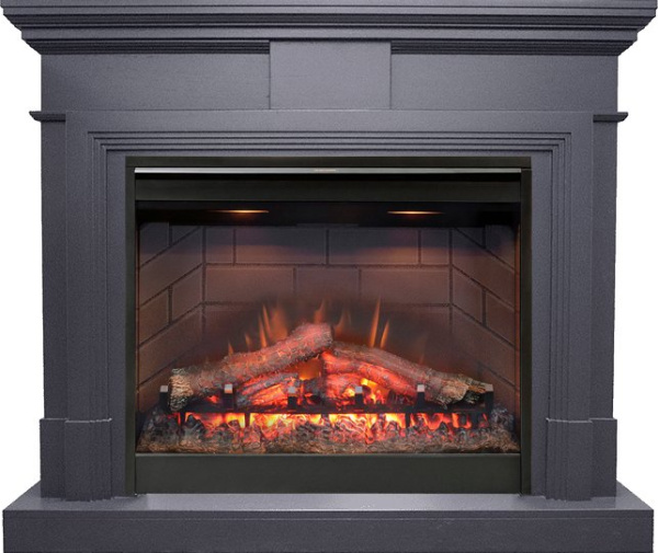 Каминокомплект Coventry Graphite Grey - Серый графит с очагом Symphony 26'' DF2608-INT